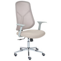 KANCELÁŘSKÁ ŽIDLE Béžová Nuviner - béžová, textil (60/109/60cm) - Beliani