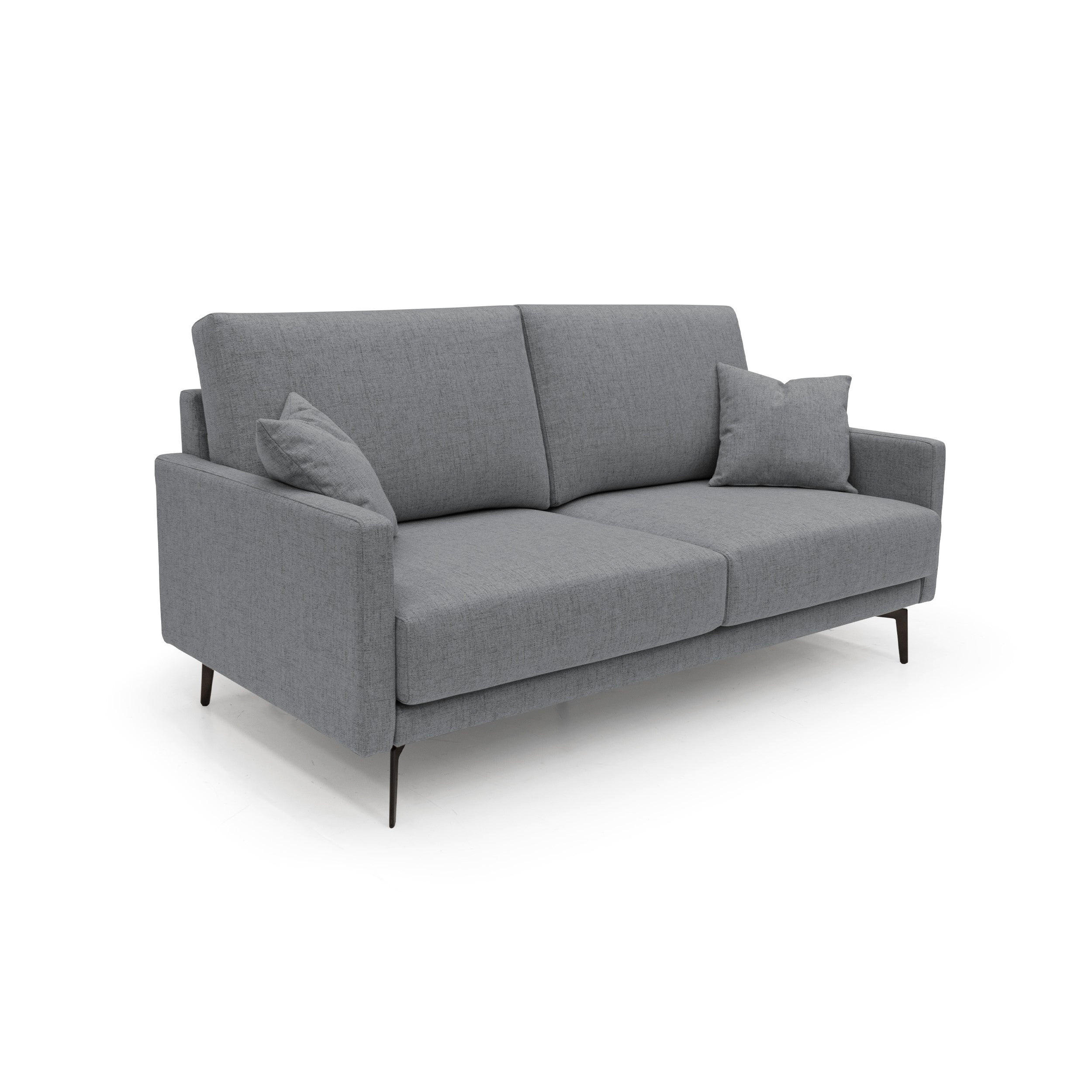 LINEARSOFA Saturno - Grau, Textil (160/94/90cm) - Divani.store