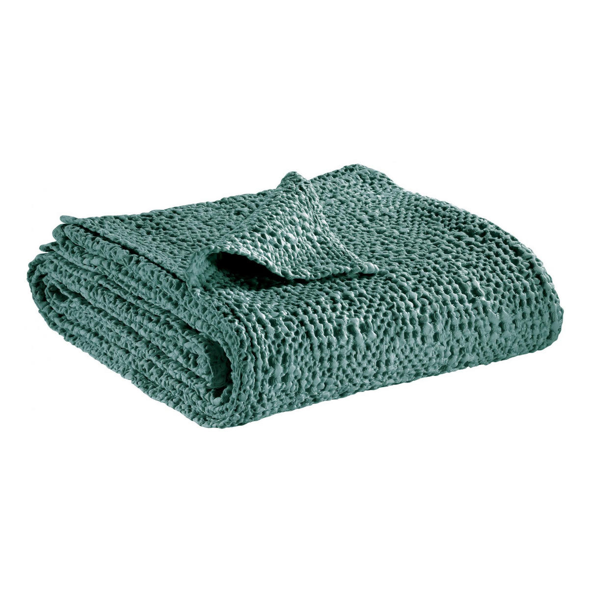 BETTÜBERWURF Tana graugrün 240 x 260 cm - Grün, Textil (240/260cm) - Vivaraise