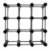 WEINREGAL Vinotega Mod 36x36x24 cm 1x 9 Flaschen Massives Kiefernholz Grau Geölt - Grau, Holz (36/36/24cm) - PROREGAL