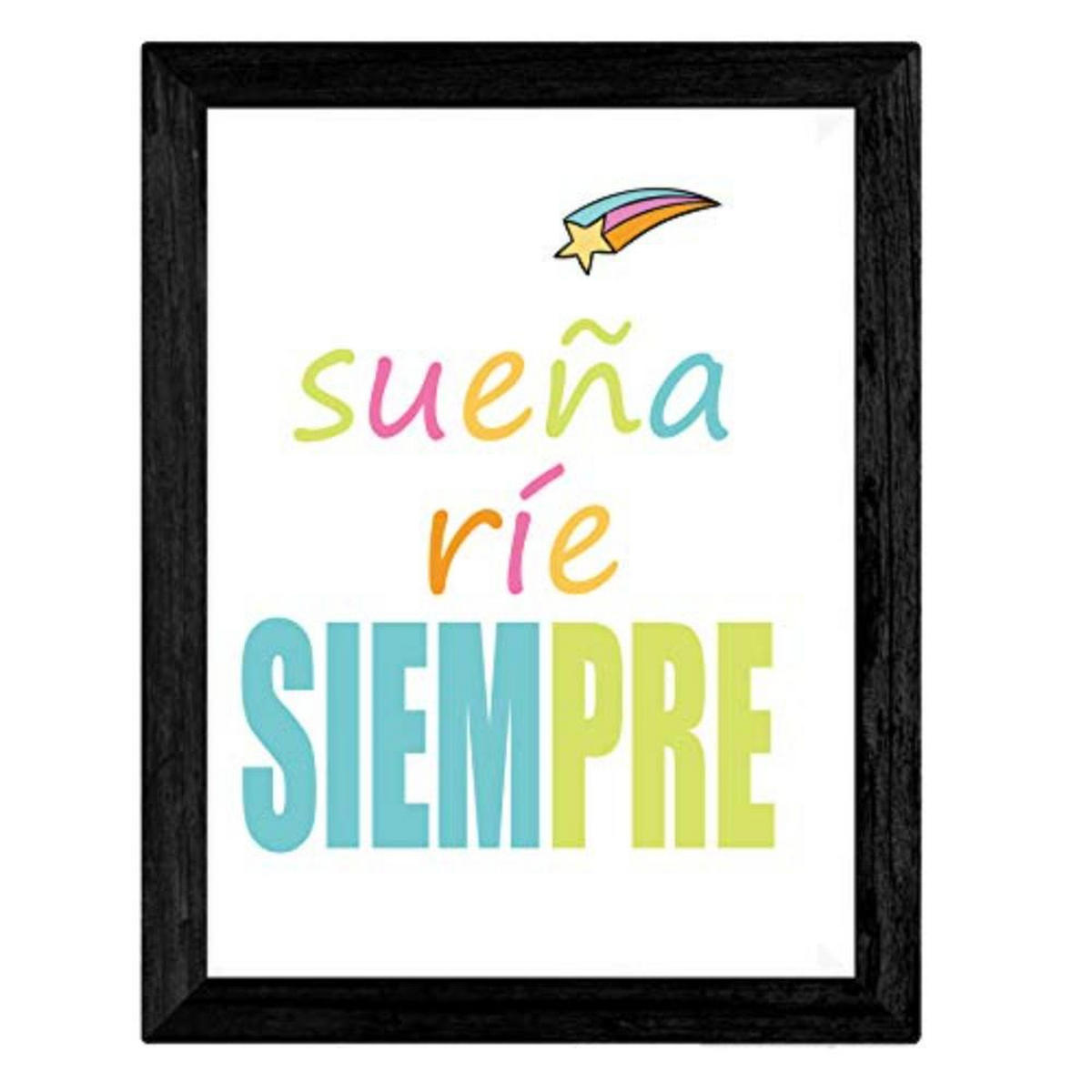 POSTER Set mit 4 Kindermeldungen A4 Rahmenlos - Klar, Papier (29.7/3cm) - Nacnic