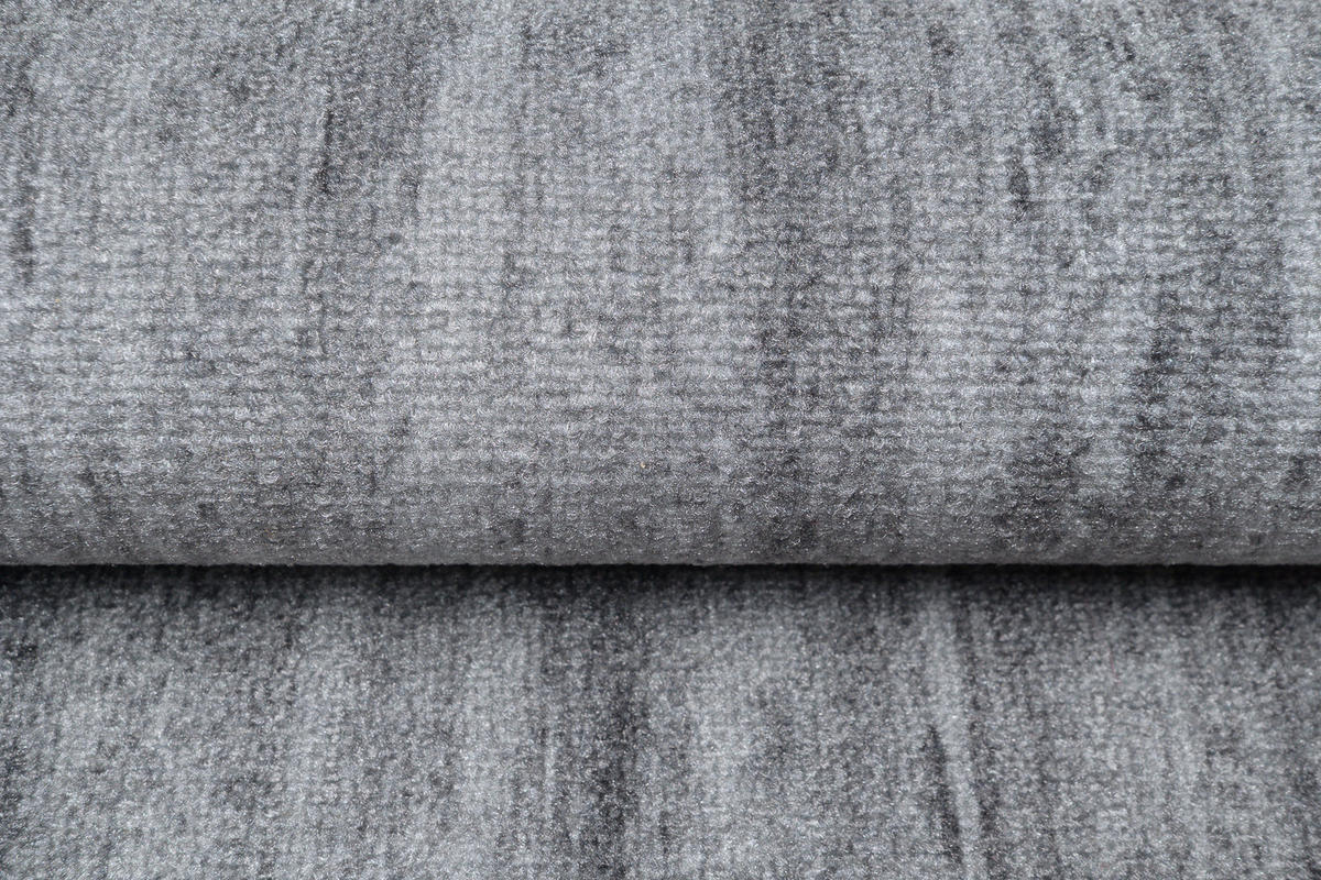 TEPPICHLÄUFER Anti-Rutsch Graphitfarben rutschfest Gummiunterlage 67/400 cm - Graphitfarben, Textil (67/400cm) - Tapiso
