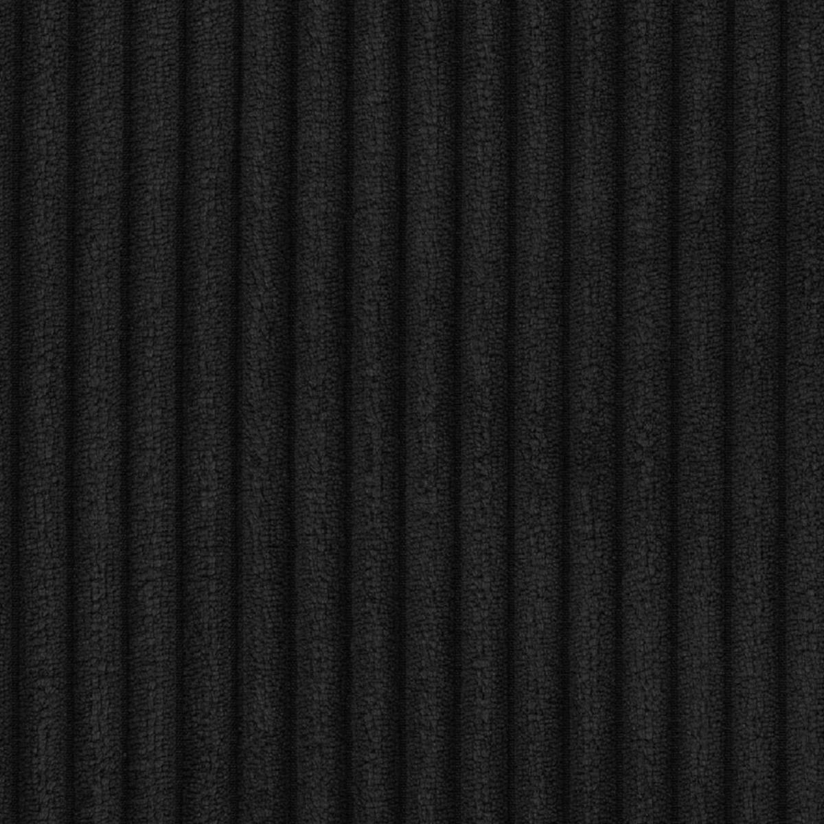 ECKSOFA Rivio mit Schlaffunktion und Bettkasten, Cordstoff Schwarz - Schwarz, Holz/Kunststoff (149/262cm) - S-Style