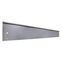 RASENKANTEN Metall, Verzinkt, 120 cm, H: 13.5-18.5 cm - Silberfarben, Metall (13.5/13.5/120cm) - Green-Split