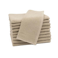 GÄSTETÜCHER, 10er-Set, 30x50 cm, 100% Baumwolle, Braun - Cappuccino, Textil (30/50cm) - Zollner