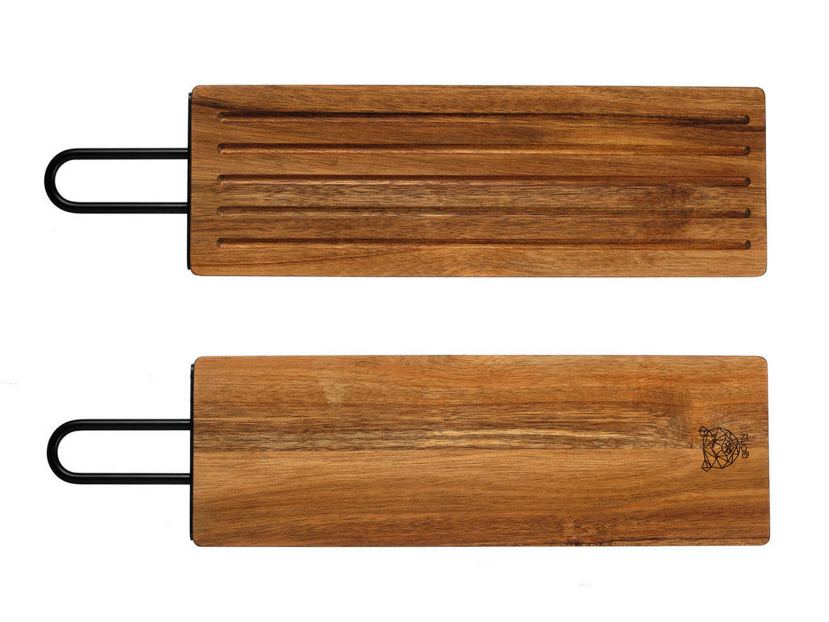BROTBRETT aus Akazienholz Stine - 39 x 13cm - Braun, Holz (13/49cm) - Björn