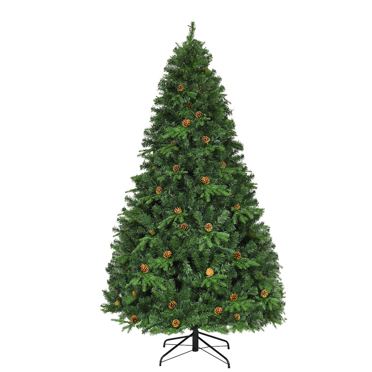 Costway Weihnachtsbaum Grün 210 cm