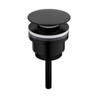 WASCHBECKENABLAUF – Schwarz – Schraubausführung - Schwarz, Metall (10/7/7cm)