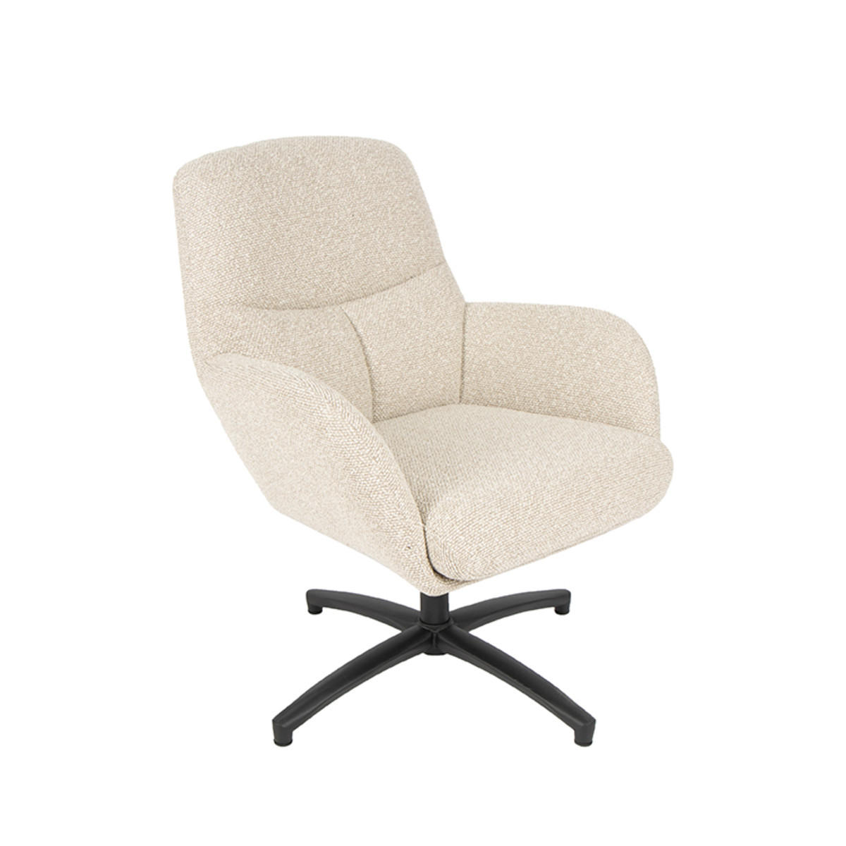 SESSEL Chill Zone Beige 73/68/90 cm - Beige, Textil (68/90/73cm) - LABEL51