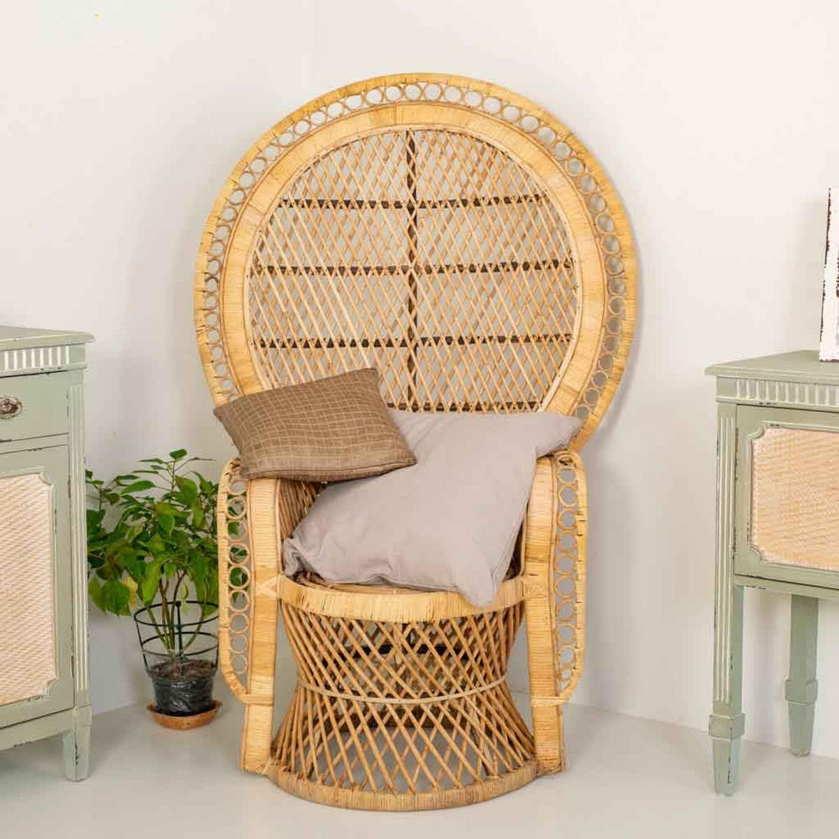 SESSEL aus bambus 96x50x140 cm braun - Braun, Naturmaterialen (96/140/49.5cm) - Wanderlust