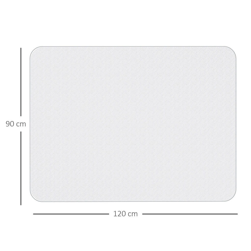 Thumbnail - Homcom Bodenschutzmatte,, Transparent, Kunststoff, 120x1.5x90 cm, Arbeitszimmer, Bürostühle, Bürostuhl-Ersatzteile & Bod...