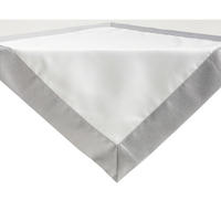 TISCHDECKE Kholio - Silberfarben, Textil (80/80/1cm) - home&you