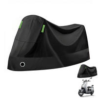 FAHRRADABDECKUNG Wasserdicht 220 x 110 x 95 cm Schwarz - Schwarz, Textil (110/95/220cm)