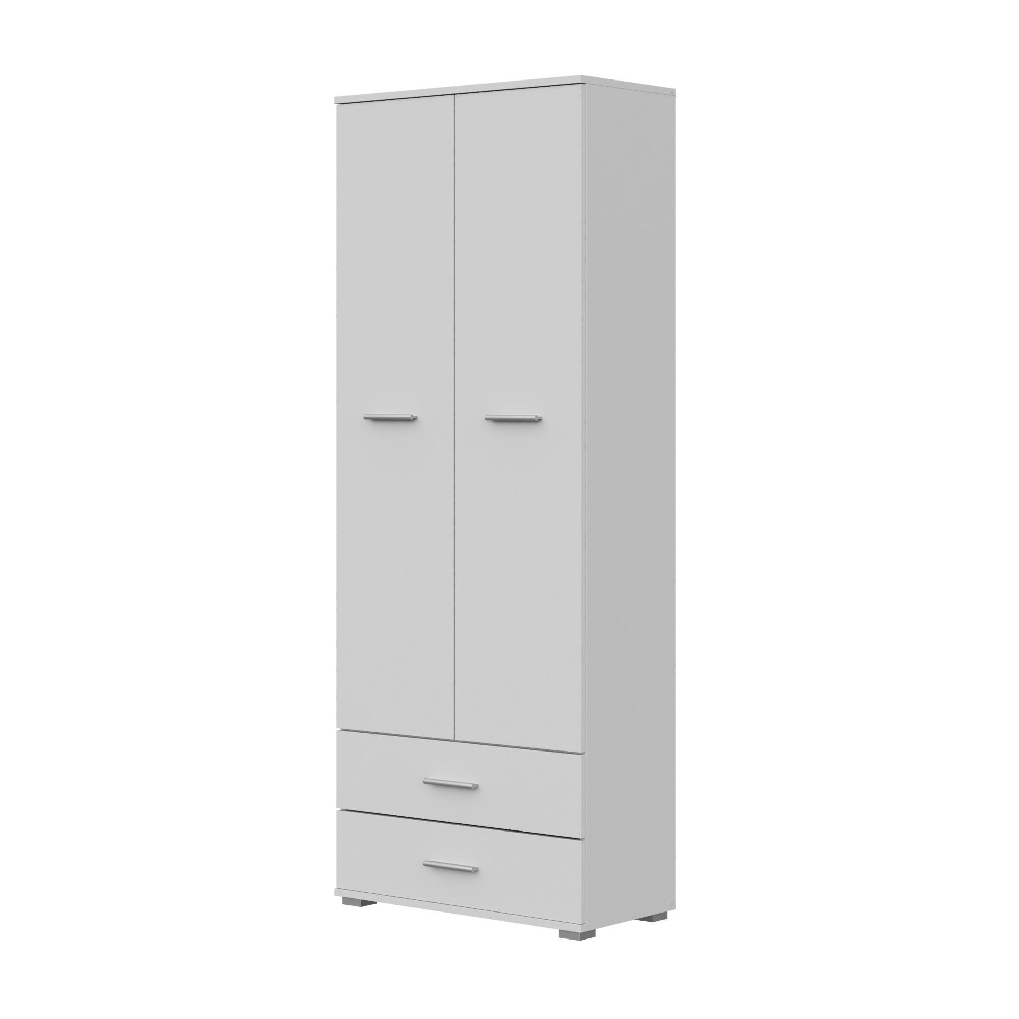 Komodee Hochschrank Weiß 69x180x36 cm
