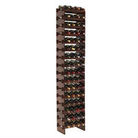 WEINREGAL NAVARRA aus Holz 219x46x28cm 64 Flaschen auf 16 Ebenen Braun geölt - Braun, Holz (46/219/28cm) - PROREGAL