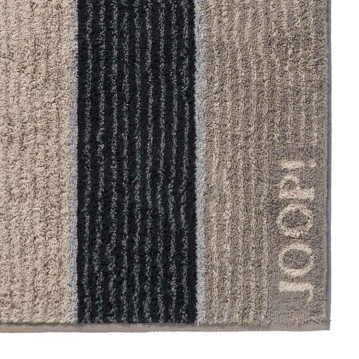 GÄSTETUCH Unisex Signature Lines Braun 3er Pack Baumwolle - Braun, Textil (200/135cm) - Joop!