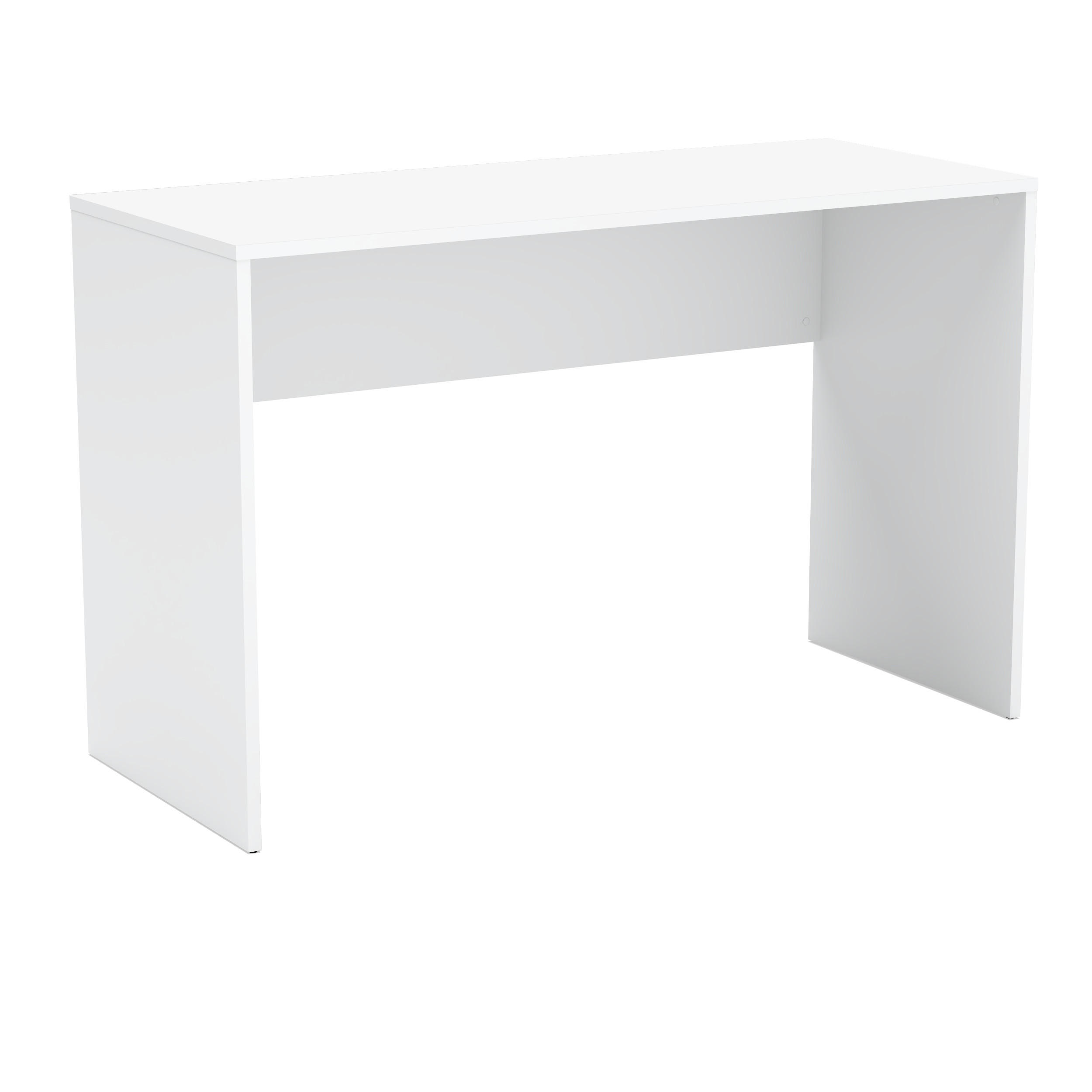 SCHREIBTISCH Solo-Stefan - Weiß, Holzwerkstoff (50/120/77cm) - kommodly