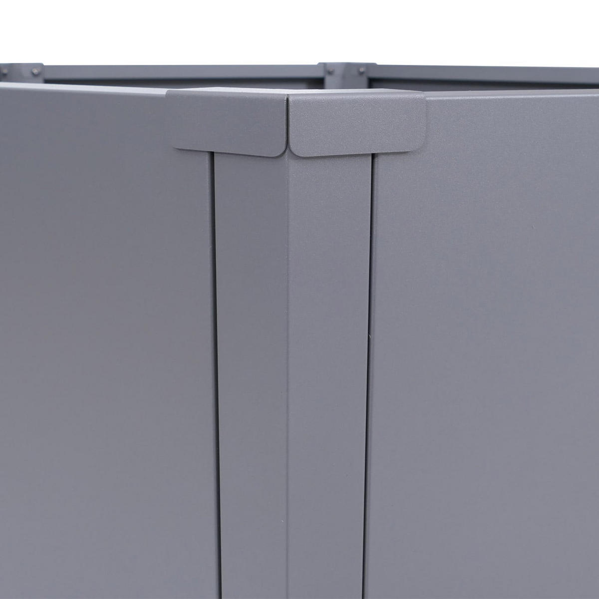 HOCHBEET 3er-Set 77x264x100cm Grau - Grau, Metall (264/77/100cm) - PROREGAL