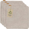 SITZKISSEN mit Antirutschnoppen 4er-Set - Beige, Textil (35/35/2cm) - Miqio Design