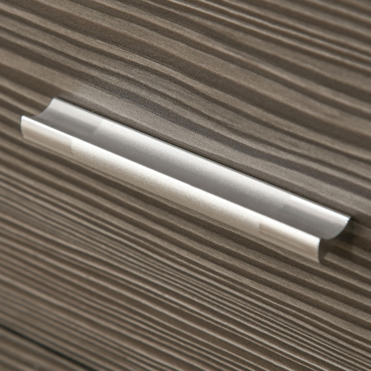 KOMMODE Weiß und Grau 76/35/72 cm - Grau, Holzwerkstoff (76/72/35cm) - PANGIVO