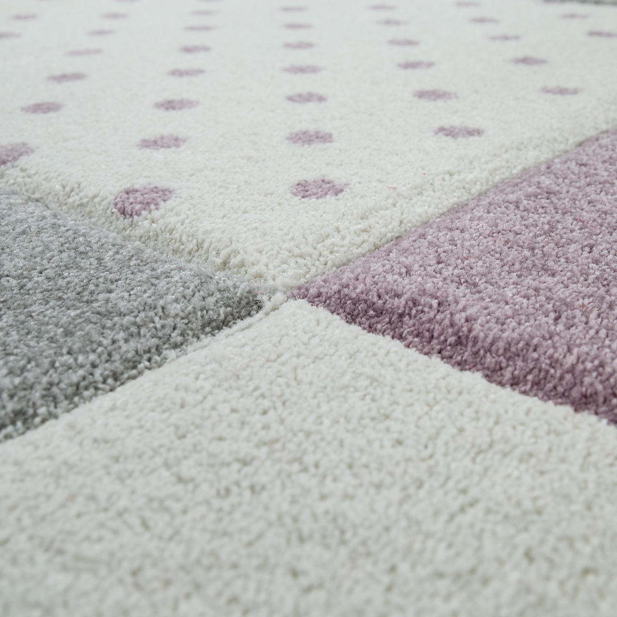 KINDERTEPPICH 133/133 cm Cosmo 348 - Lila, Textil (133/133cm) - Paco Home