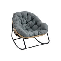 GARTENSESSEL - 1 Person - Metall - Anthrazitgrau - - Anthrazit, Metall (96/81/108.5cm) - Vente-Unique