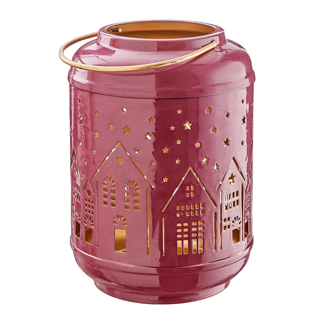 LATERNE Cozy Home - Pink, Metall (16/23/16cm) - Butlers