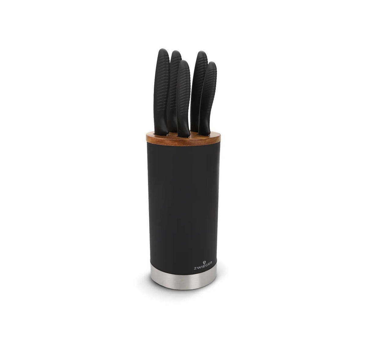 MESSERSET Rrocca Schwarz 14.5/12/35 cm Metall - Schwarz, Metall - Mondex