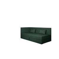 SOFA Liana In Opera - Dunkelgrün, Holzwerkstoff/Textil (207/90/97cm) - Fun Möbel