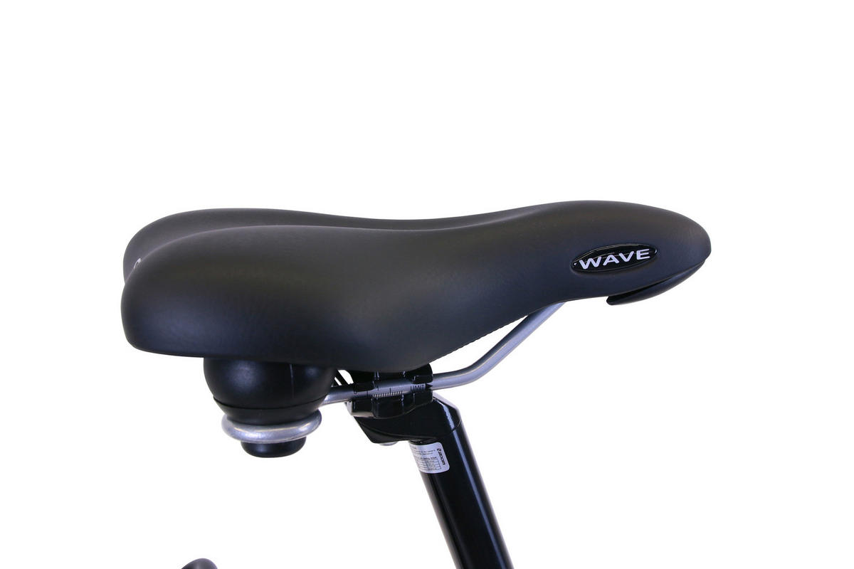 TREKKING Lady Premium Black 3x8 Gang 28 Zoll Gr: 44cm & 48cm - Schwarz, Metall (44cm) - Hawk Bikes