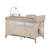 REISEBETT Nighty Night beige 2 Ebenen, Spielbogen, 2 Räder, Wickelauflage - Beige, Kunststoff (60/120cm) - Kikka boo