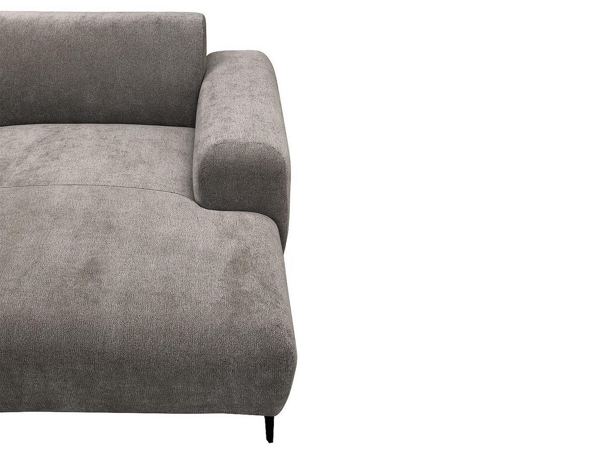 SOFA - 5 Personen - stoff - taupe Sapigo - Taupe, Textil (306/80/98cm) - Vente-Unique