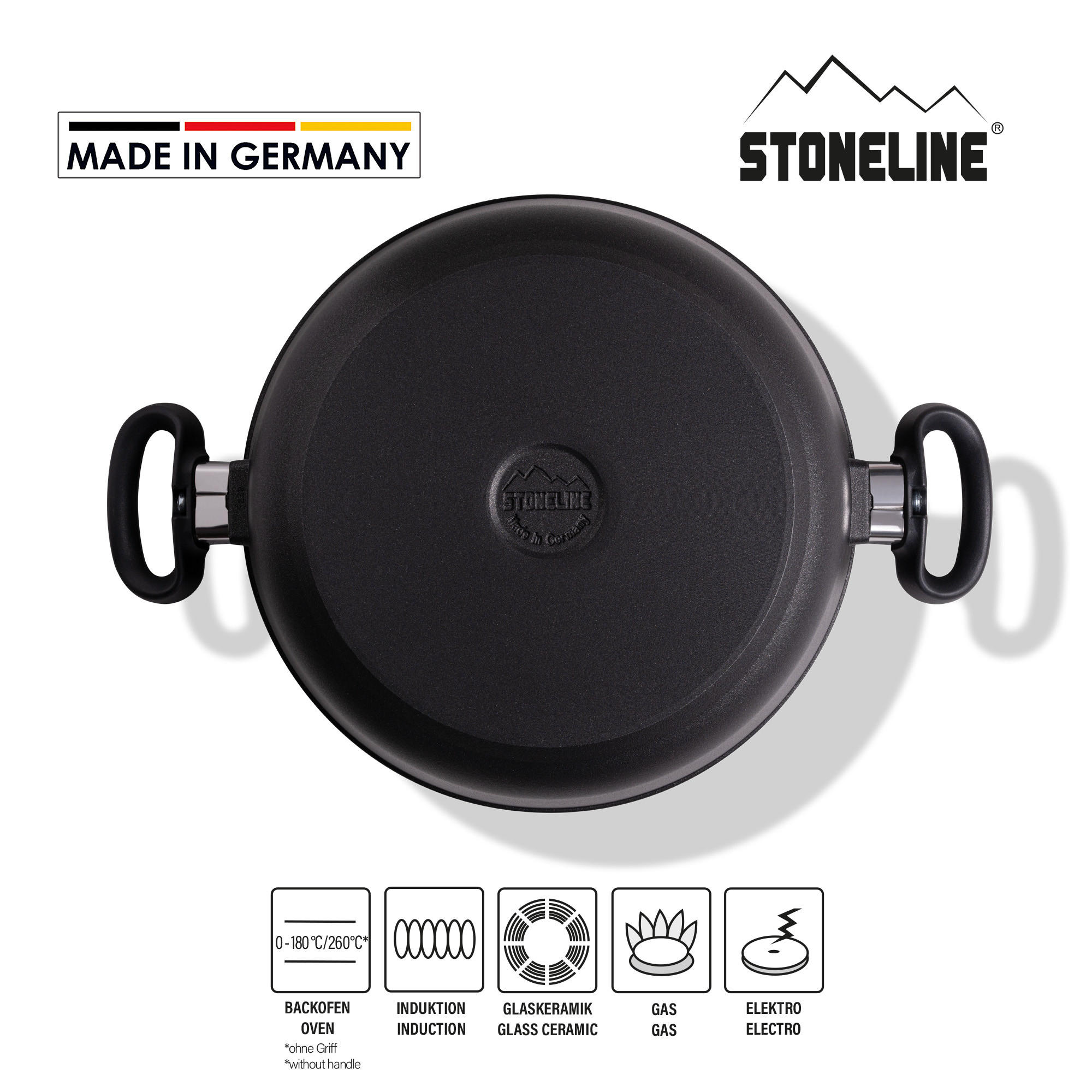 KOCHTOPF - Grau, Metall (26cm) - Stoneline