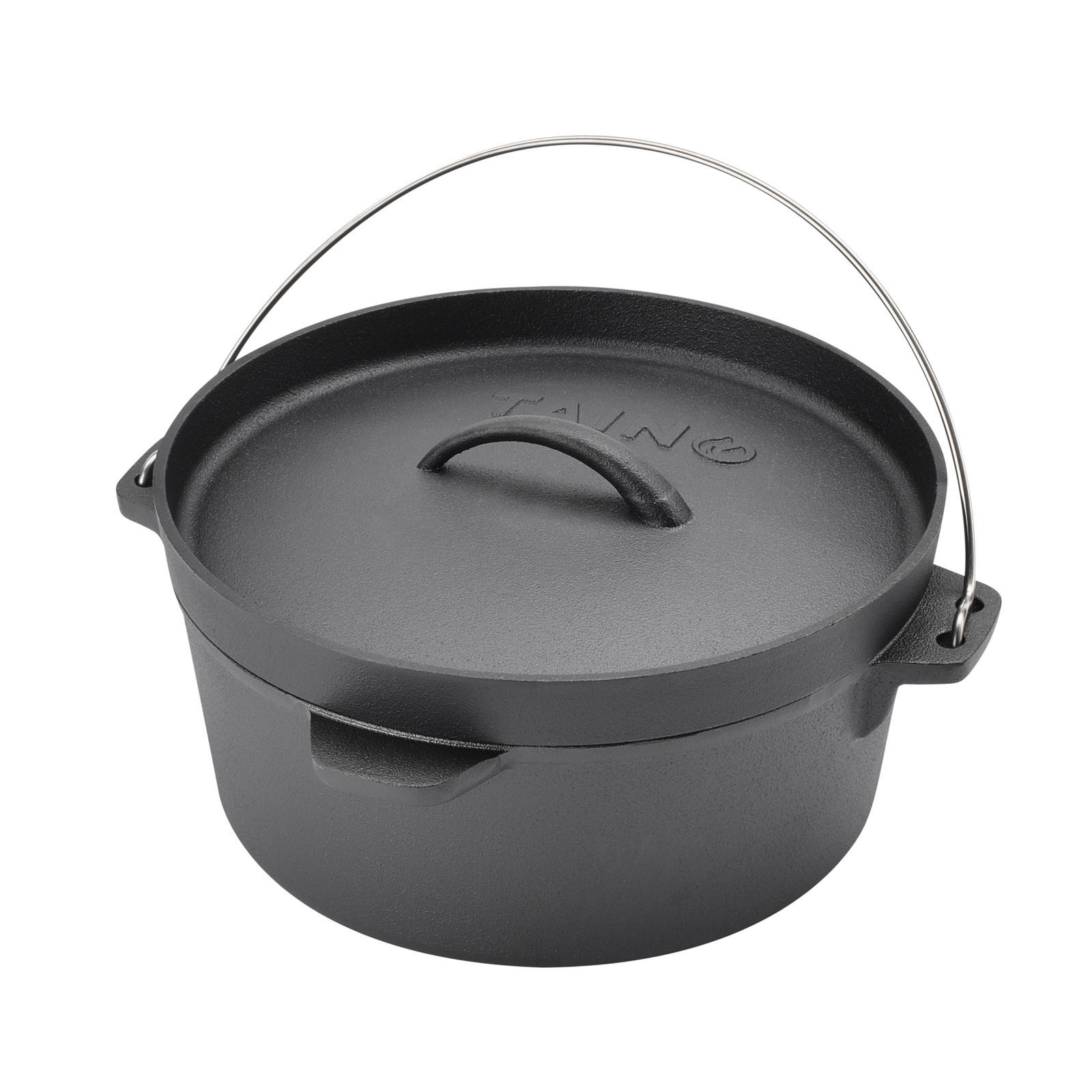 DUTCH OVEN 4L - Schwarz, Metall (24cm) - TAINO