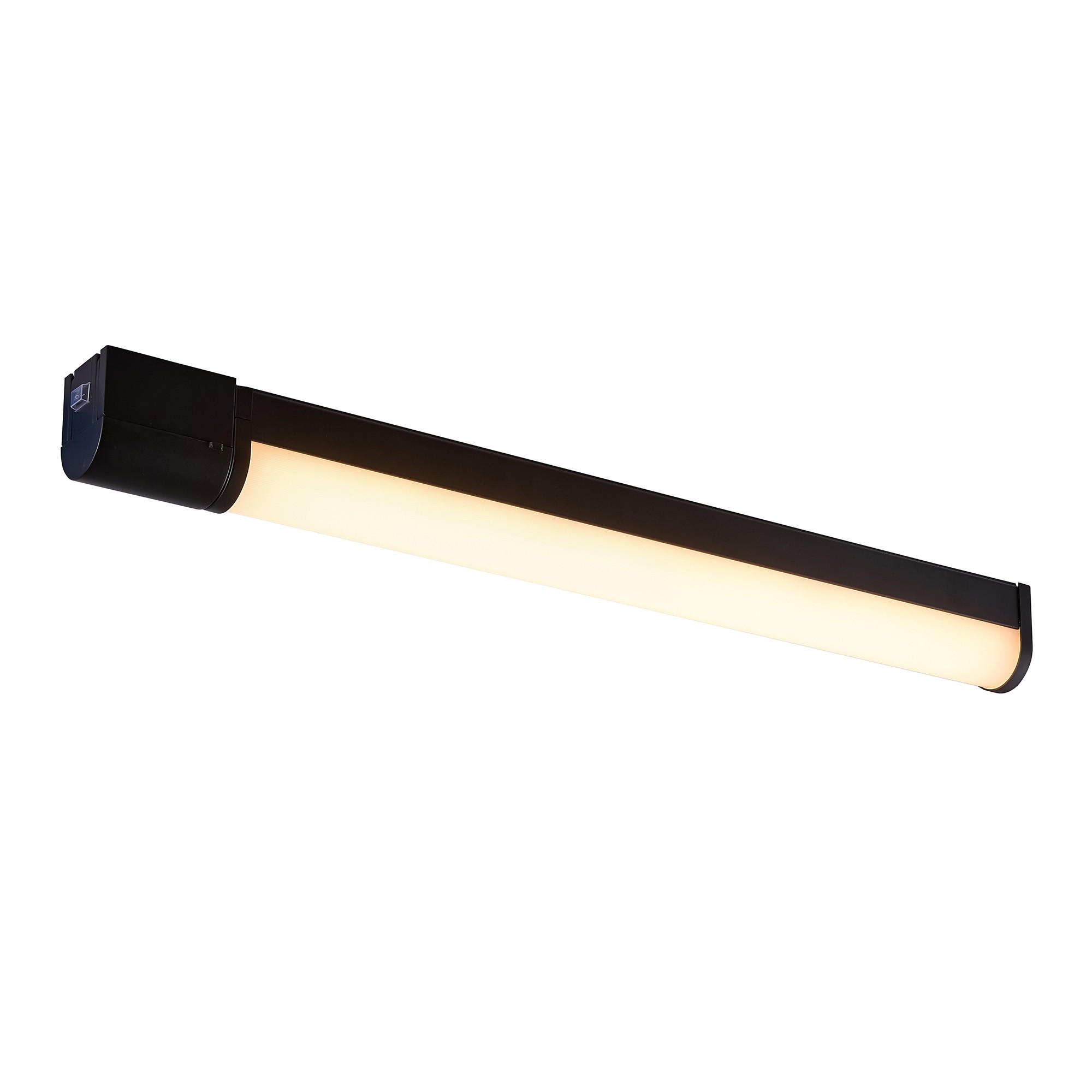 WANDLEUCHTE Malaika - Schwarz - 68.4/5.5/7 cm - Schwarz, Kunststoff (5.5/7/68.4cm) - Nordlux