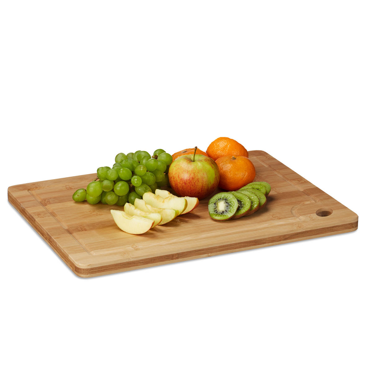 TRANCHIERBRETT - Hellbraun, Holz (40/30cm) - Relaxdays