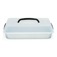 BACKFORM Weiß 35/24/9.5 cm P03689 - Weiß, Metall (24/9.5/35cm) - Patisse 