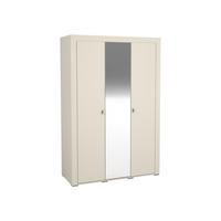 KLEIDERSCHRANK Mossa 3D MO02 - Kaschmir/Goldfarben, Holzwerkstoff/Kunststoff (138/206/56cm) - MIRJAN24