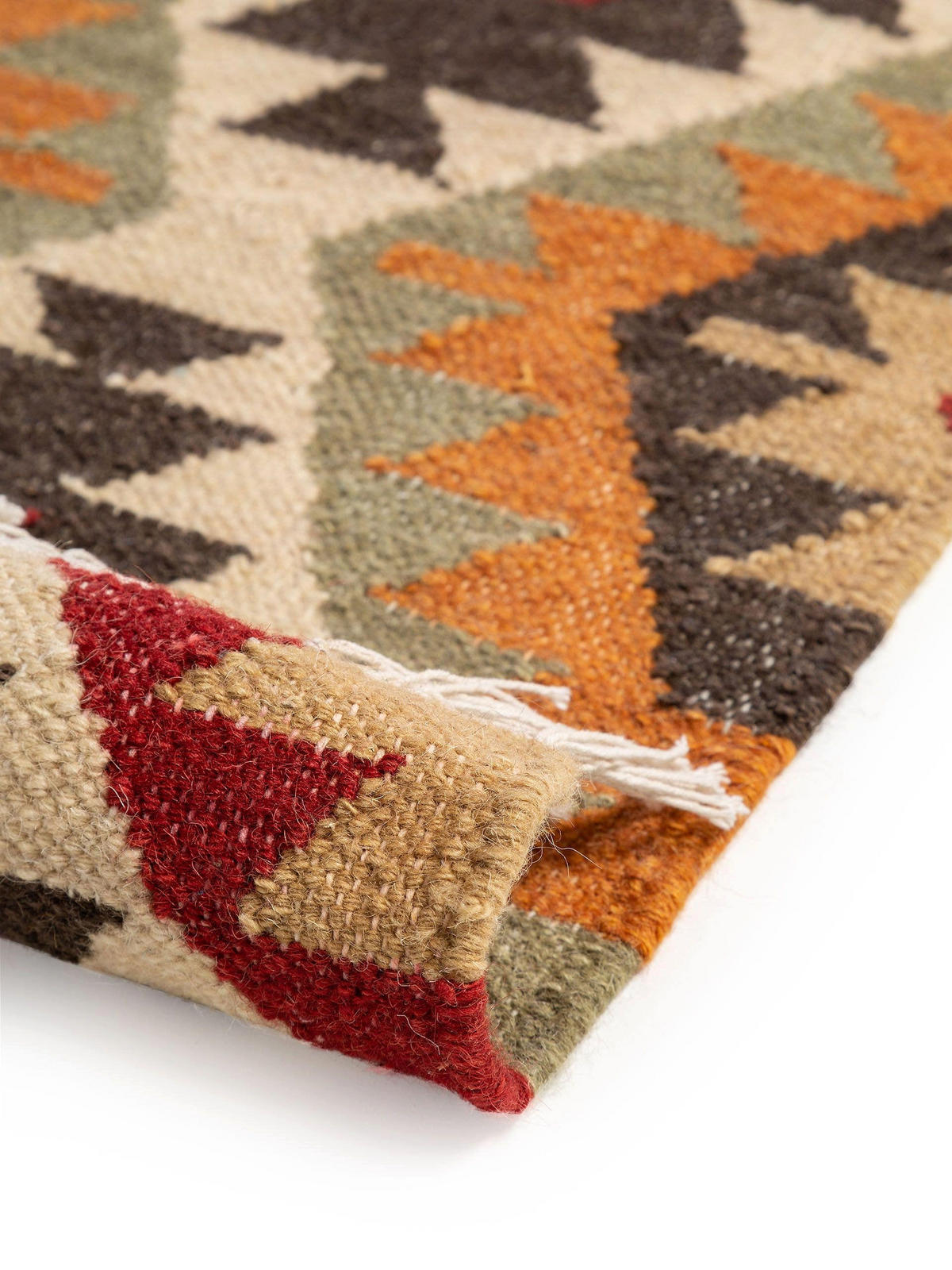 KELIM handgewebt Zohra Multicolor 70x140 cm - Multicolor, Textil (70/140cm) - benuta Pure