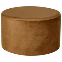 POUF Samtstoff Goldbraun Millen - Goldfarben, Textil (61/36/61cm) - Beliani