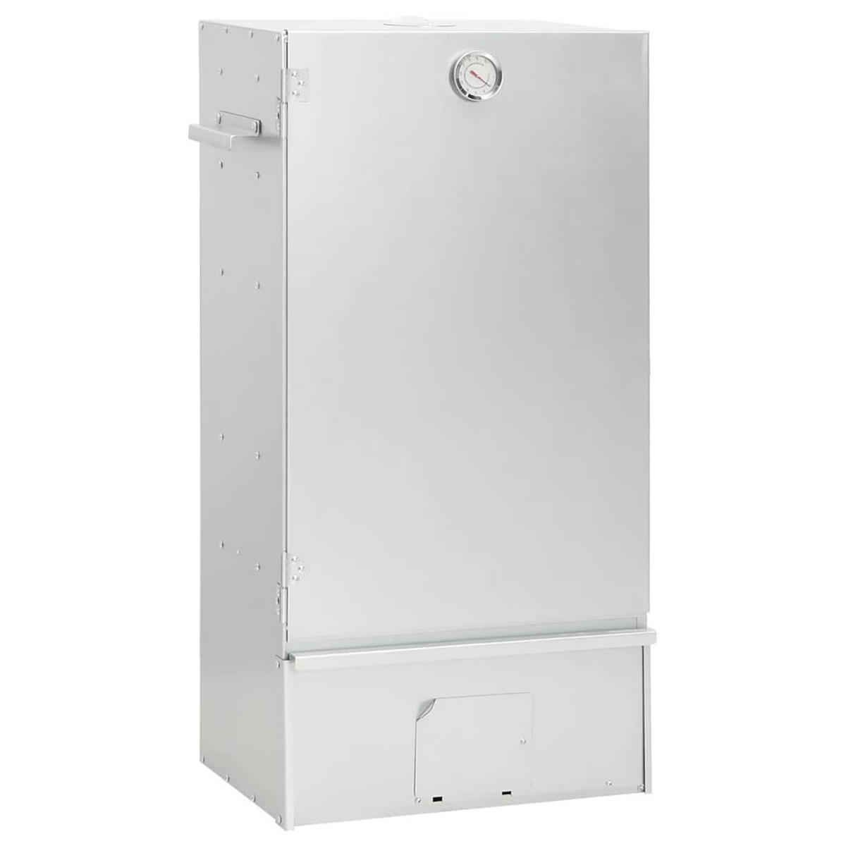 RÄUCHEROFEN Mit Kaltrauchgenerator Verzinkter Stahl - Silberfarben, Metall (44.5/83/29cm) - vidaXL
