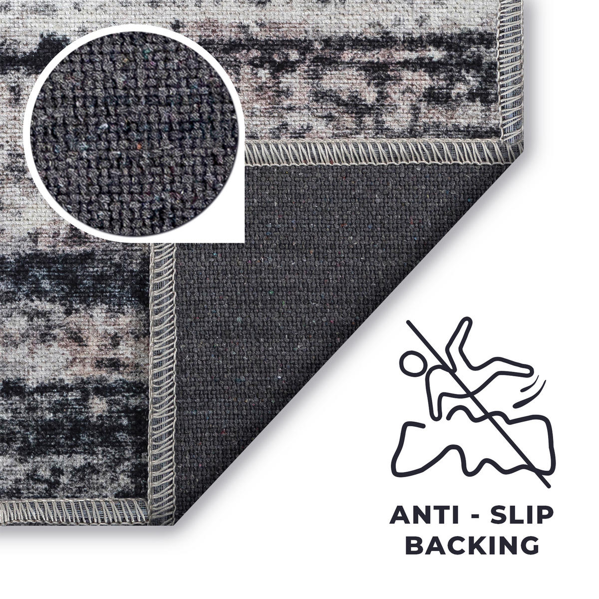 TEPPICH RITZ Grau 240/340 cm - Grau, Textil (240/340cm) - Tapiso