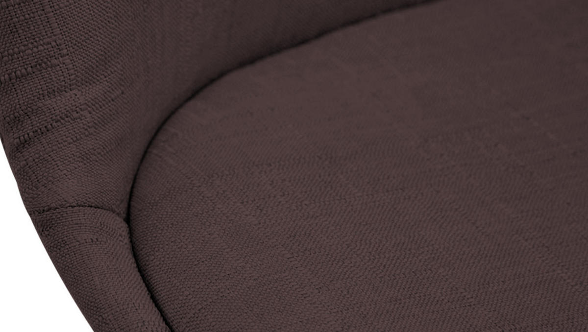 STUHL Stoff braun - Eukalyptusholzfarben/Braun, Holz/Textil (48/84/55cm) - CLP
