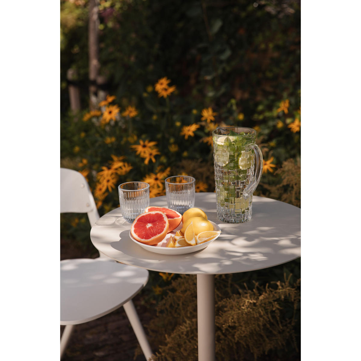 BISTROTISCH Snow Rund 57 cm Metall Beige - Beige, Metall (57/57/75cm) - Zuiver