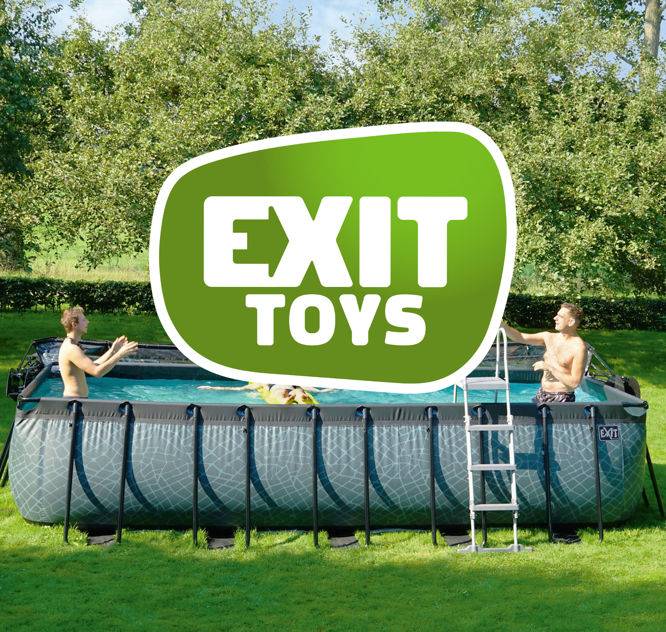 pool von exit toys und logo