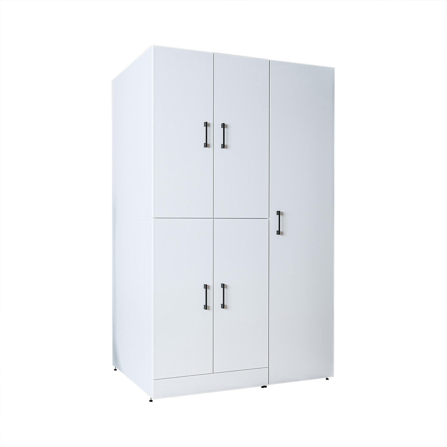 WASCHMASCHINENSCHRANK DORA-II 115cm Breit, 186cm Hoch - Weiß, Holzwerkstoff (115/186/73.8cm)