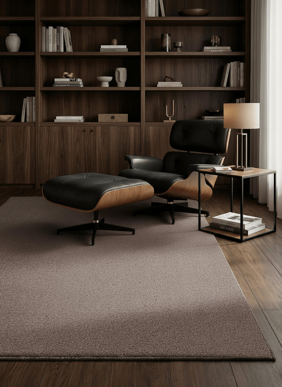 TEPPICH, Zeitgenössischer im Lammfell-Look bruin - Braun, Textil (160/230cm) - AFK Living