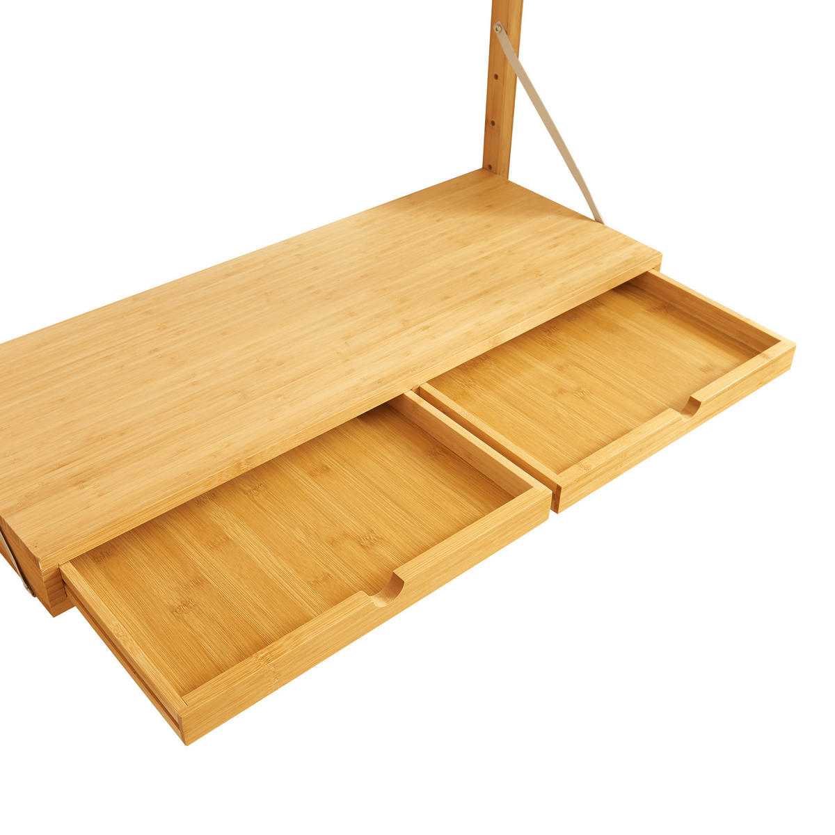 WANDREGAL Tingvoll - Naturfarben, Holz (147/176/34cm) - [en.casa]