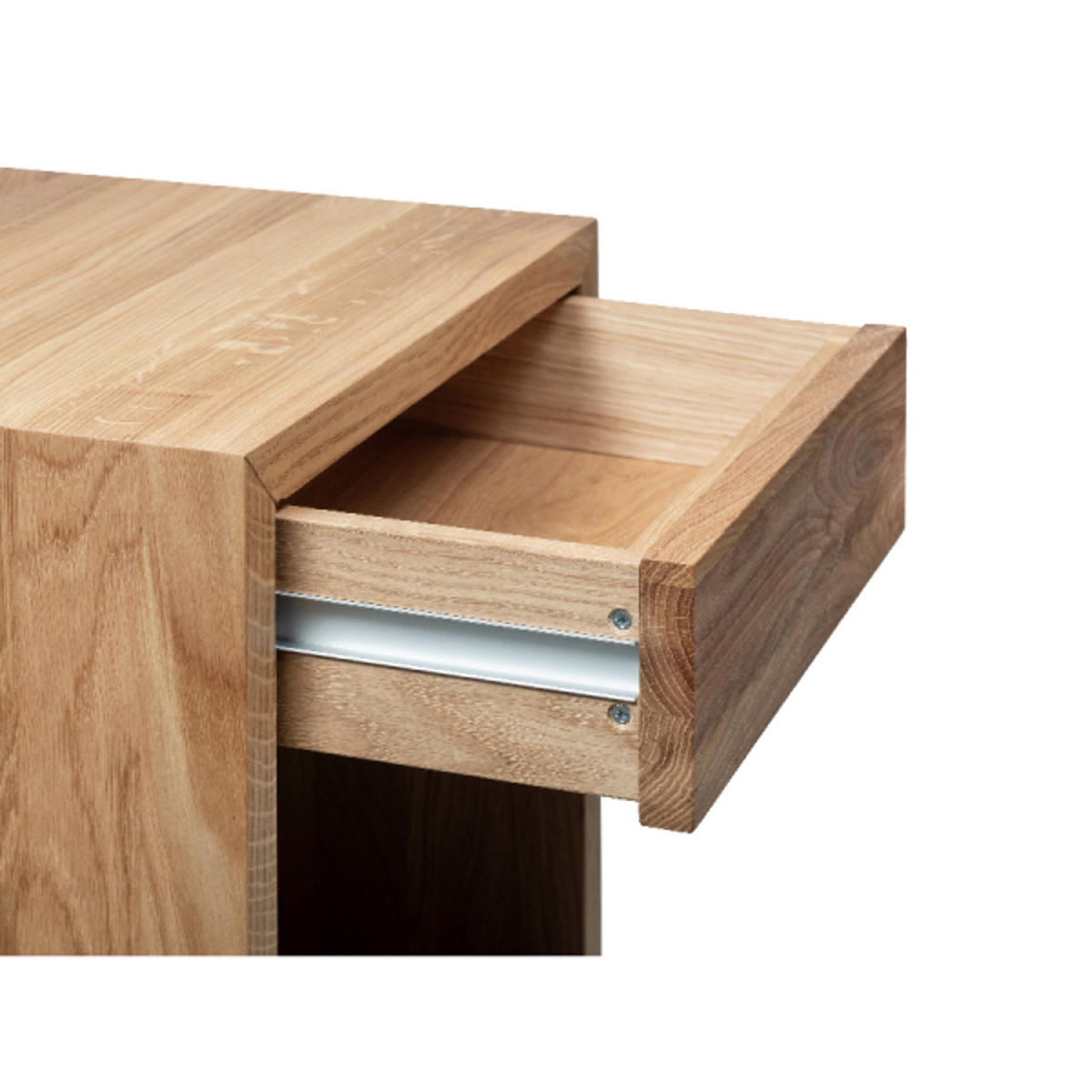 NACHTTISCH Hugo 2er Set, Eiche, 30/39/39 cm - Beige, Holz (39/39/30cm) - WOODEK