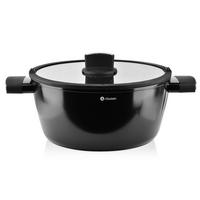 KOCHTOPF Valerian Schwarz 34.5/30/14 cm Metall - Schwarz, Metall (34.5cm) - Mondex